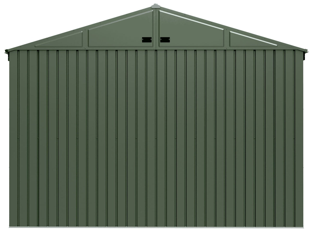 10x14-ft Green Corrosion-Resistant Lawn Care Storage Shed
