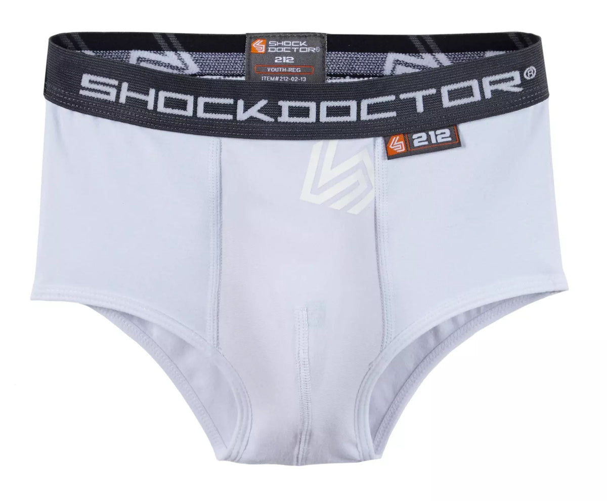 Hockey Briefs with Protective Bio-Flex Cup, Youth, Assorted Sizes