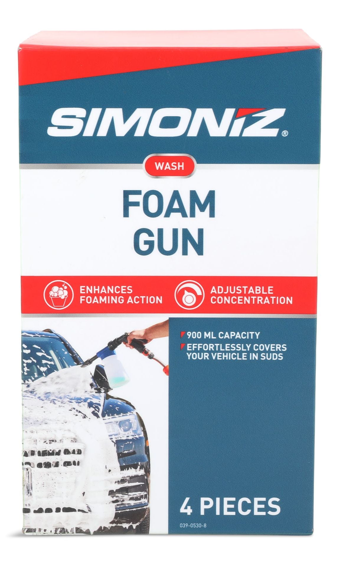 Wash Foam Gun, Blue, 4-pc, 900-mL