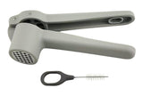 Stainless Steel Garlic Press with Brush