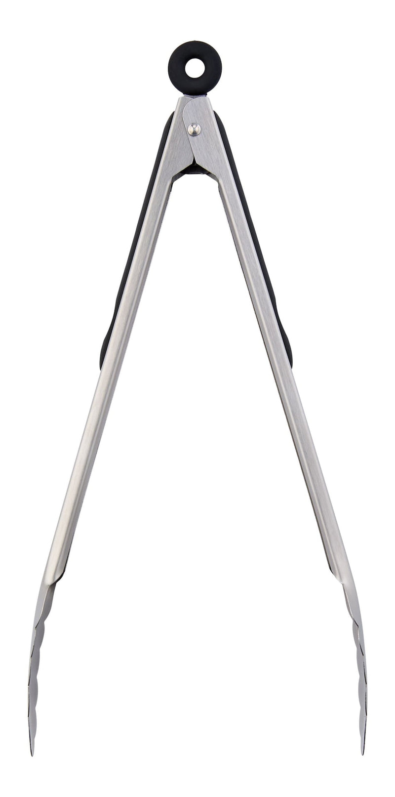 Stainless Steel Tongs with Locking Mechanism, 12-in Q6974