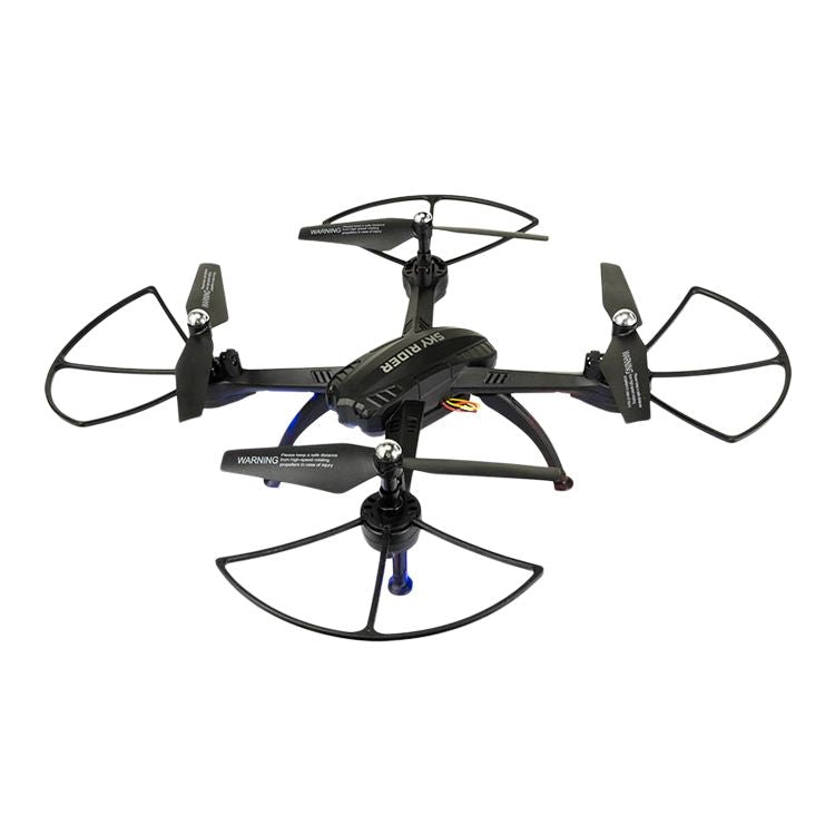 Sky Rider X-11 Stratosphere Quadcopter Drone with Wi-Fi Camera, Black U1045