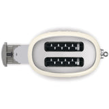 50's Retro 2-Slice Toaster, Cream