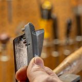 Axe and Machete Hand Sharpener with Soft-Grip Handle