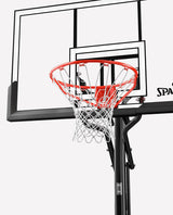 Acrylic Rapidlock Twist Portable Basketball System, 52-in