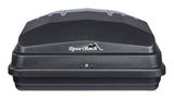 Vista SR7018 Rectangle-Shaped Roof Top Cargo Box, Lockable, X-Large, Black