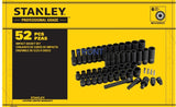 Pro 1/2-in Impact Socket Set, 52-pc