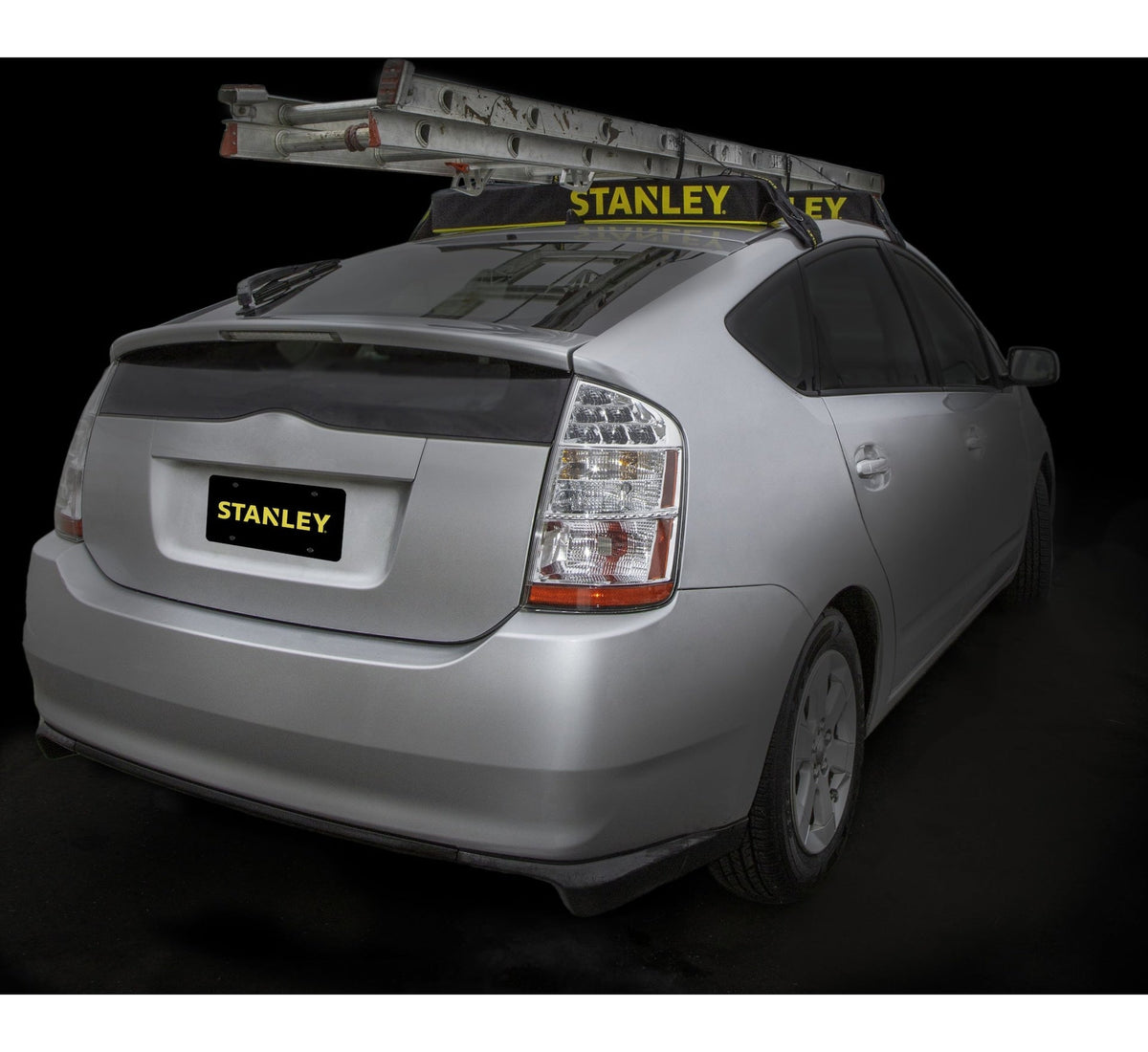 Roof Top Universal Rack Pad & Luggage Carrier System, Adjustable with 2 Tie-Down Straps, Black