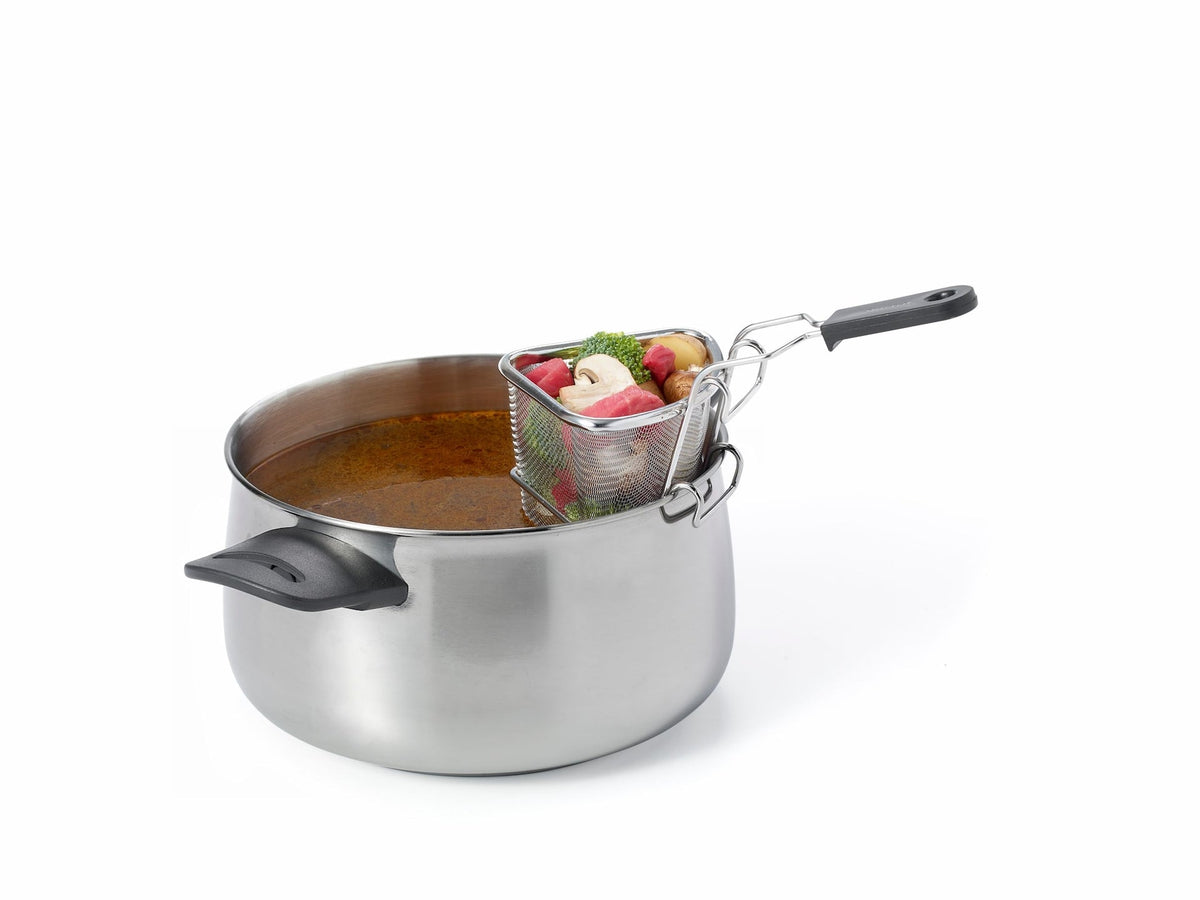 Large Fondue Basket, Chrome