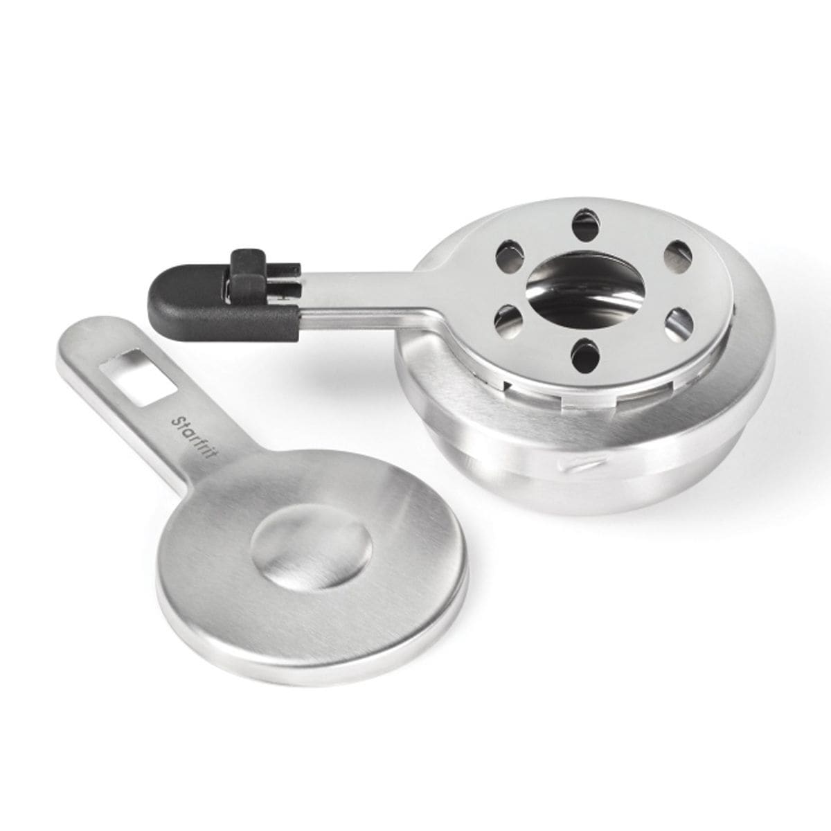 Stainless Steel Fondue Burner Set, One-Size, Adjustable, 4-pc