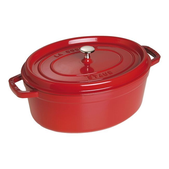 5.5L / 5.75QT OVAL COCOTTE - CHERRY R1604