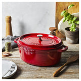 5.5L / 5.75QT OVAL COCOTTE - CHERRY