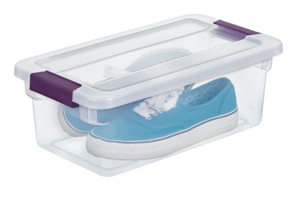 ClearView Storage Box with Latched Lid, 5.7-L