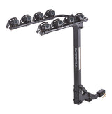 Dual Arm Hitch Mounted Hanging Bike Carrier, 4-Bikes