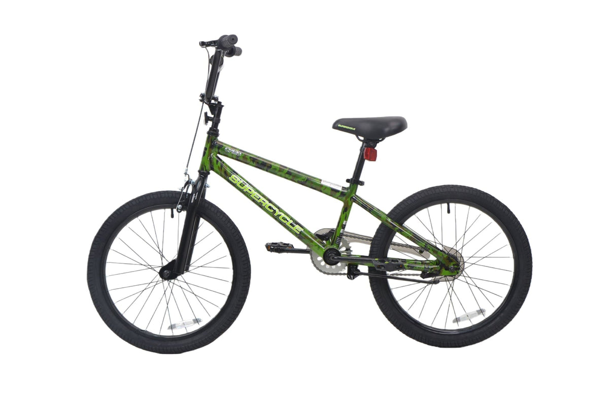 Youth Bike with Hi-Ten Steel Frame, 20-in, Camo