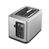 2-Slice Stainless Steel Digital Toaster, Extra wide slots, 7 Browning levels