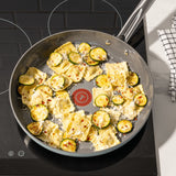 Ceramic Inspire, Non stick Frying Pan, Oven Safe, Heat Indicator, 8-in, Mint