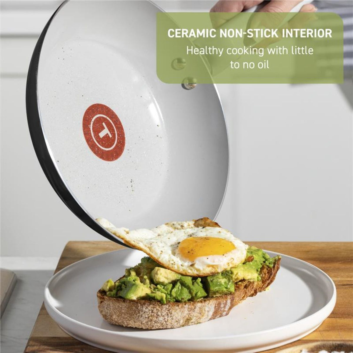 Viva Ceramic Non-Stick Frypan with Technology, 26-cm