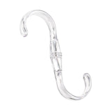 Clear Hanging S Hook, For Closet Organization