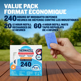 Mosquito Repellent Refill Bulk Pack, 240 Hours