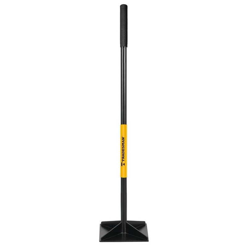 Steel Leveling Garden Tamper with Rubber Grip, 10-in x 10-in B3889