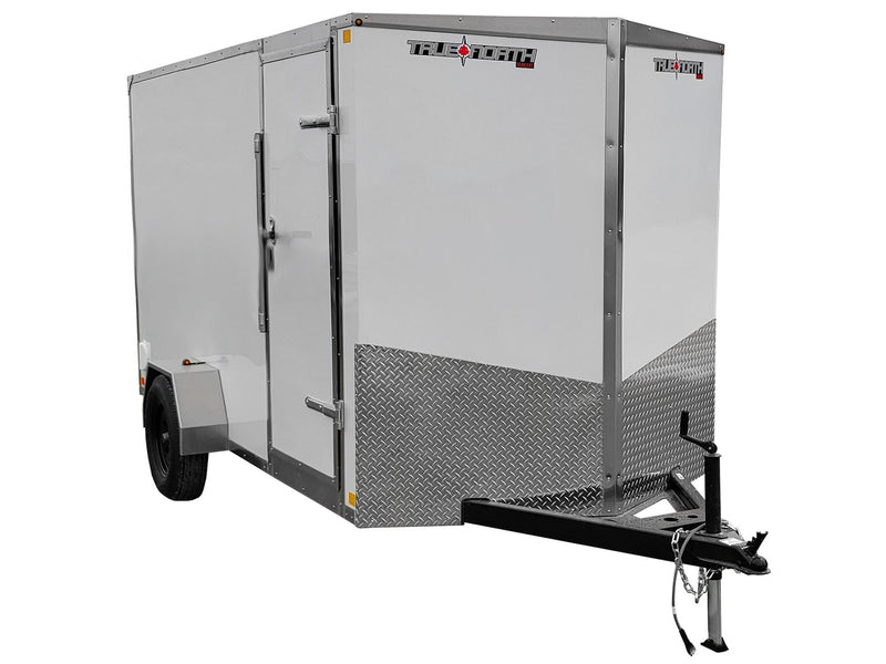 6 x 12-ft Enclosed Utility Trailer with Ramp Door A7924