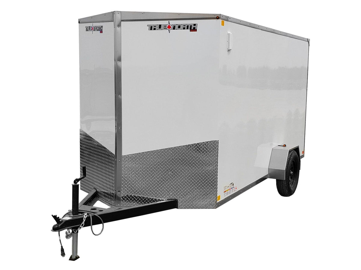 6 x 12-ft Enclosed Utility Trailer with Ramp Door