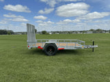 60-in x 10-ft Galvanized Utility Trailer
