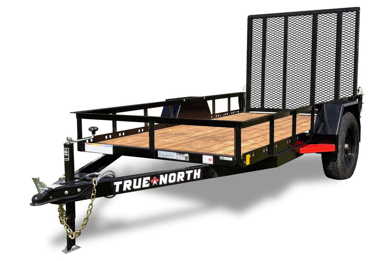 60-in x 10-ft Landscape Utility Trailer with Ramp Gate T9743
