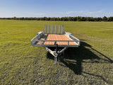 83-in x 16-ft Tandem Axle Utility Trailer, Galvanized