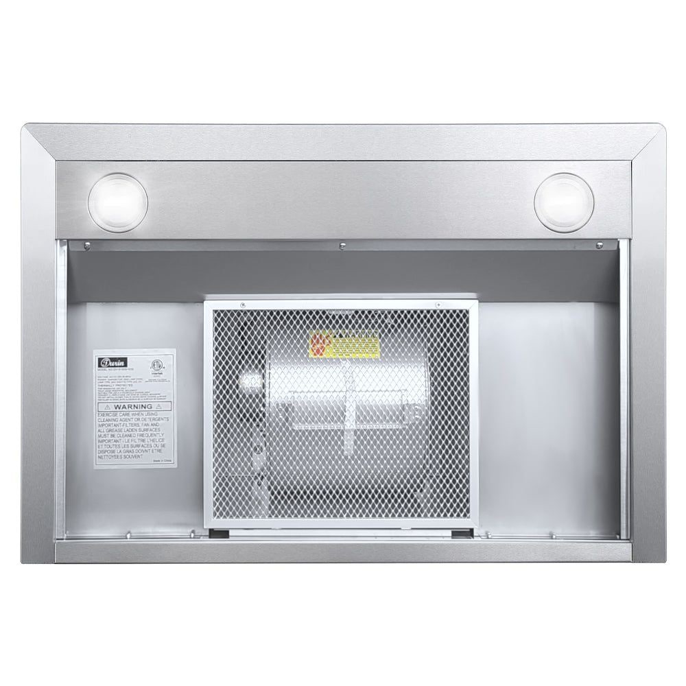 Dakota Pro Wall-Mounted Range Hood, Stainless Steel, 30-in