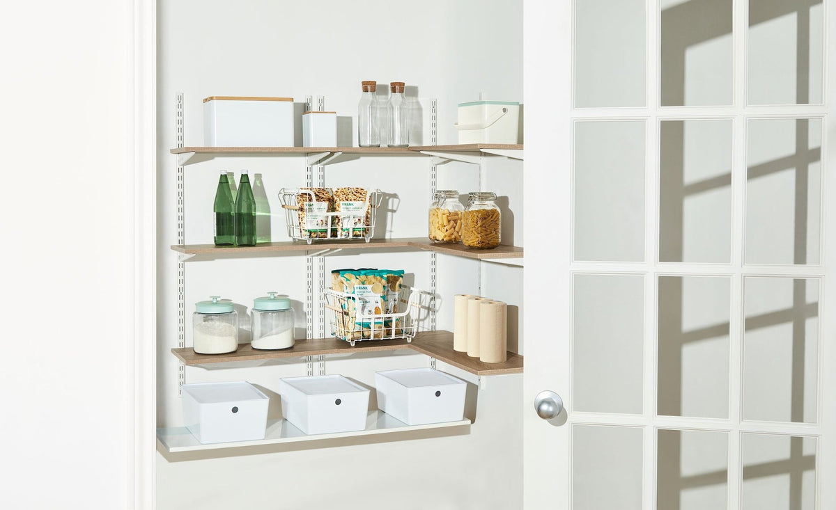 type A Floating Wall Shelf Board, Oak Sonoma Finish, 12 x 24-in