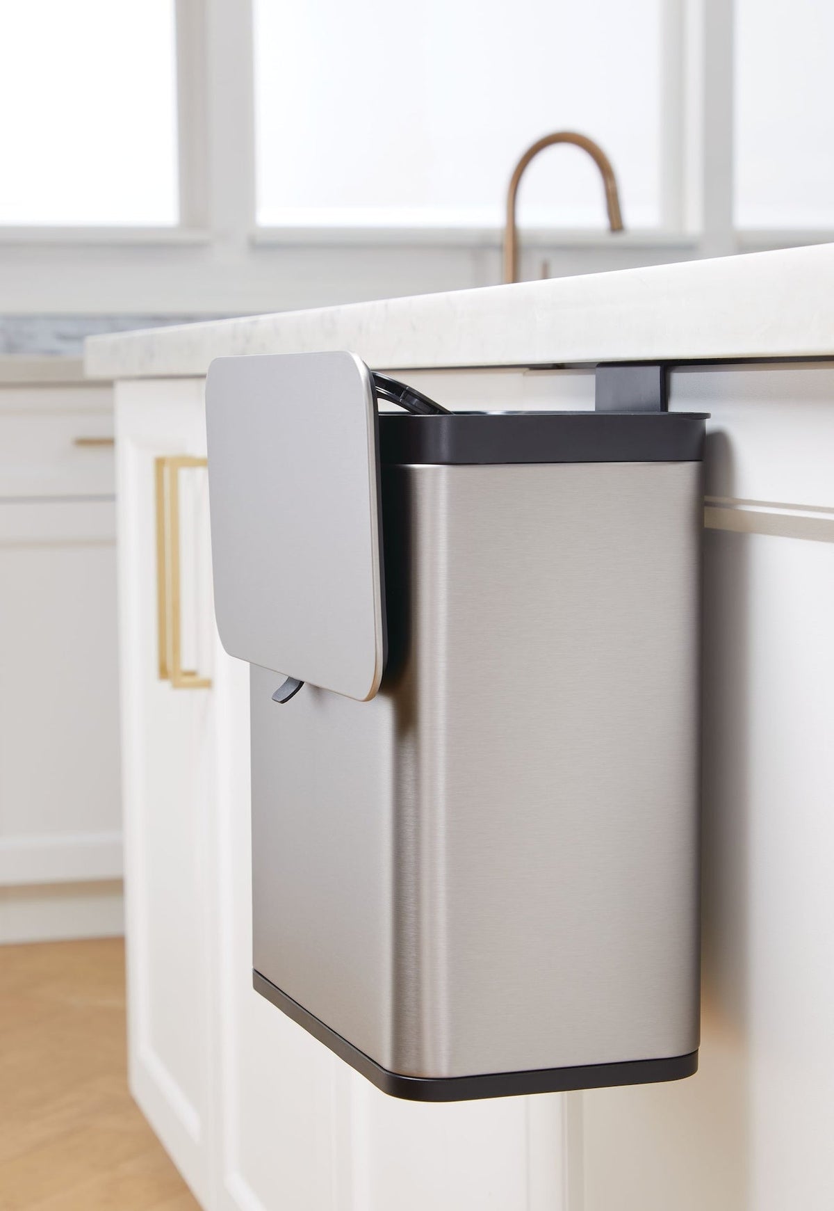 Type A Puro Stainless Steel Food Waste/Compost Caddy Bin