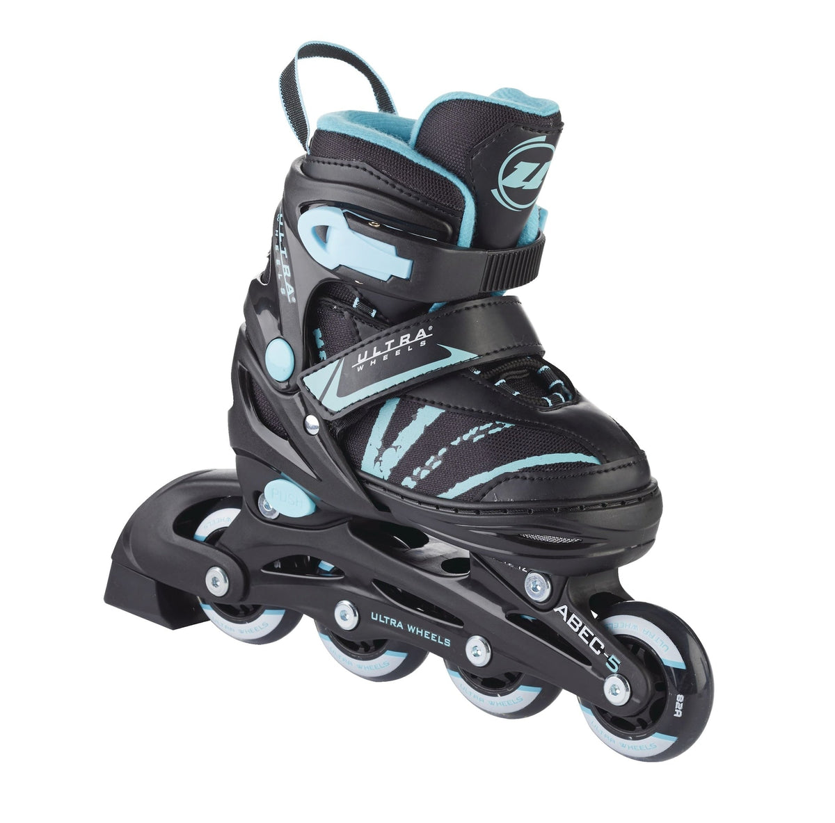 Adjustable Inline Skates, Teal, Assorted Sizes