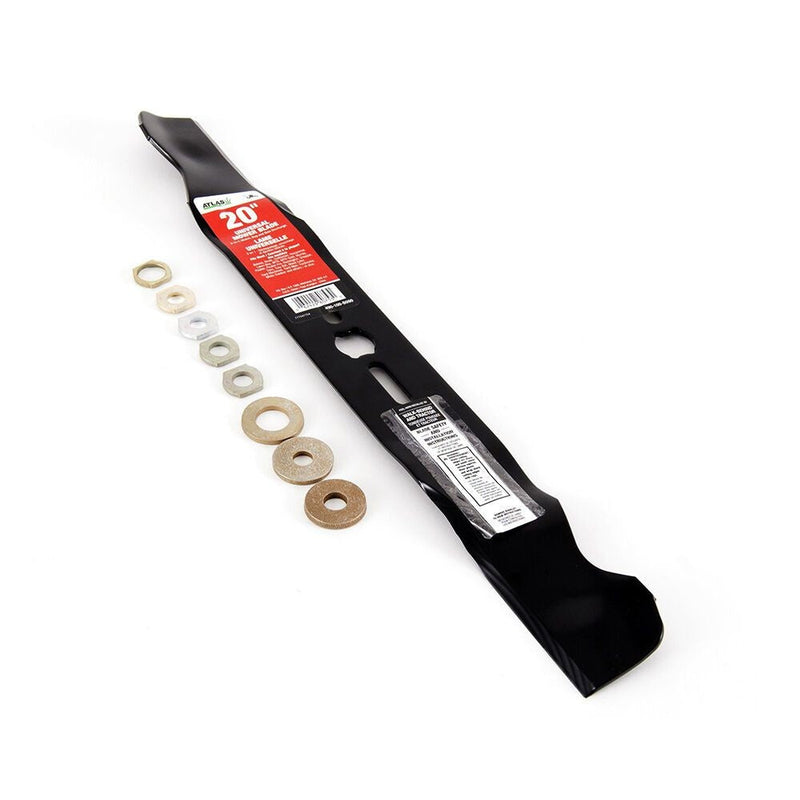 Universal Lawn Mower Replacement Mulching Blade, 20-in, Black I19