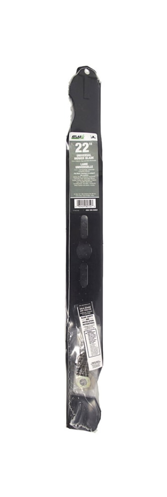 Universal Lawn Mower Replacement Mulching Blade, 22-in, Black