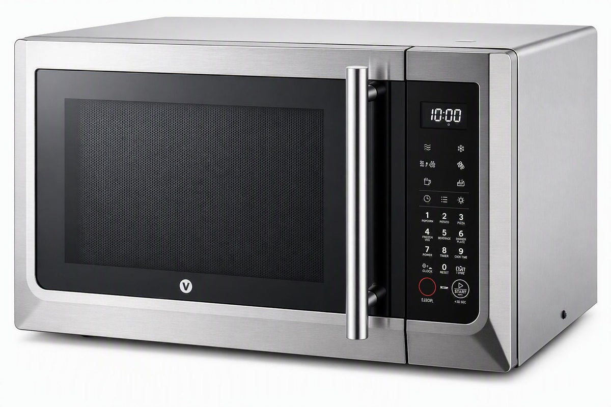 Combination Countertop Microwave Oven with Air Fryer, 1000W, 1.1-cu-ft, Stainless Steel