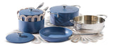 Non-Stick Cookset, Blue, 8-pc