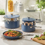 Non-Stick Cookset, Blue, 8-pc