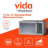 Microwave, Stainless Steel, 1.1-cu-ft
