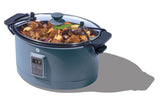 Slow Cooker with Digital Control Panel, Bluefin, 6-qt