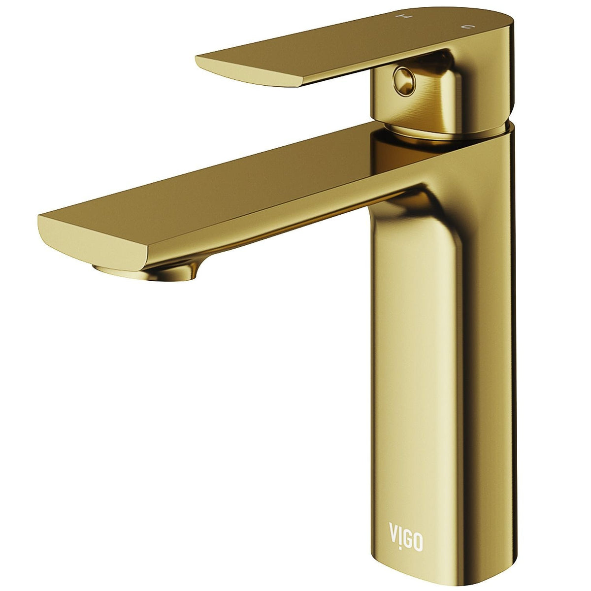 Davidson Single Handle Single Hole Bathroom Sink Faucet, WaterSense Certified, Matte Gold