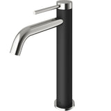 Lexington Single Handle Vessel Sink Bathroom Faucet with cFiber Body, Brushed Nickel