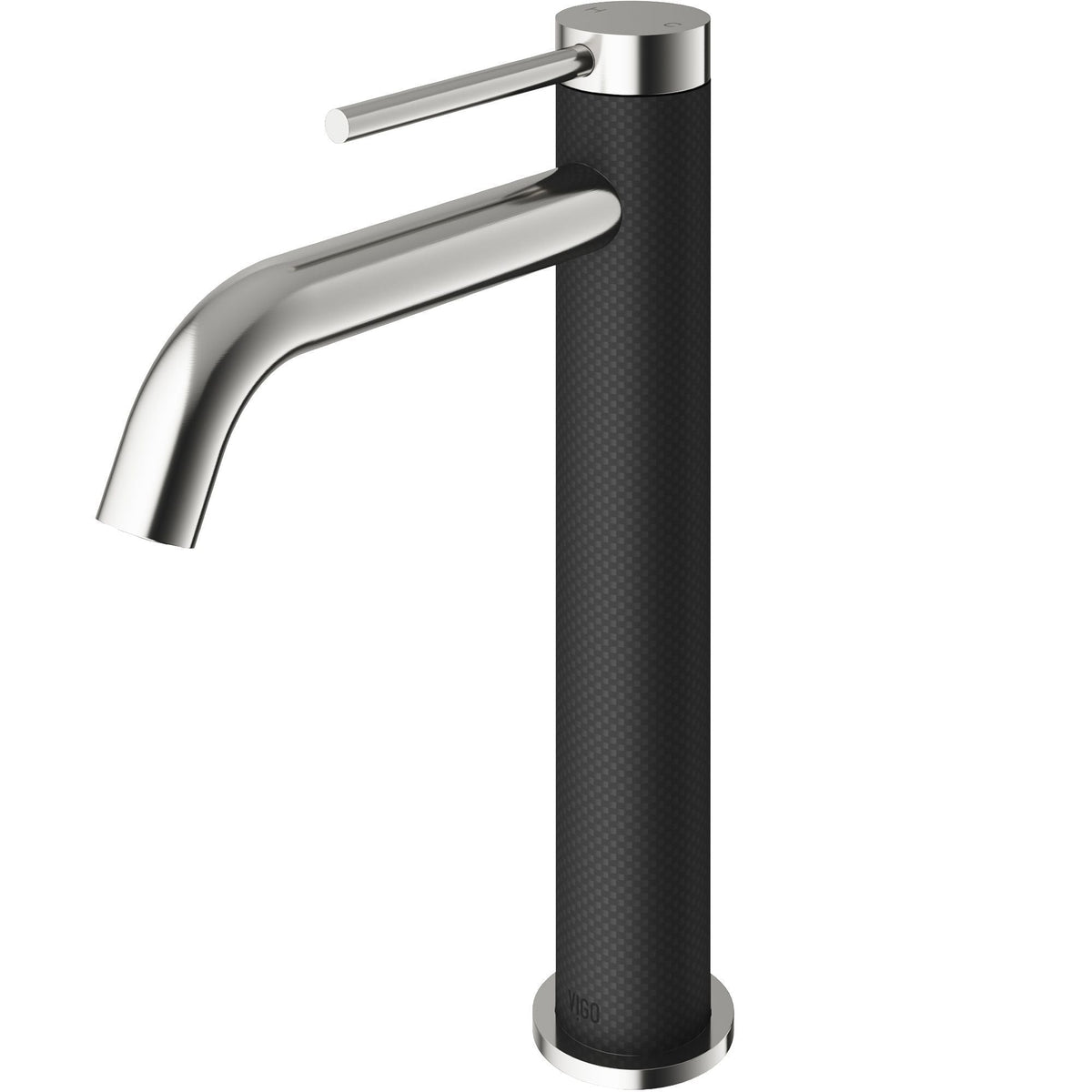 Lexington Single Handle Vessel Sink Bathroom Faucet with cFiber Body, Brushed Nickel