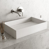 Montauk 23x15-in Deep White Bathroom Sink/Basin with Rectangular Vessel