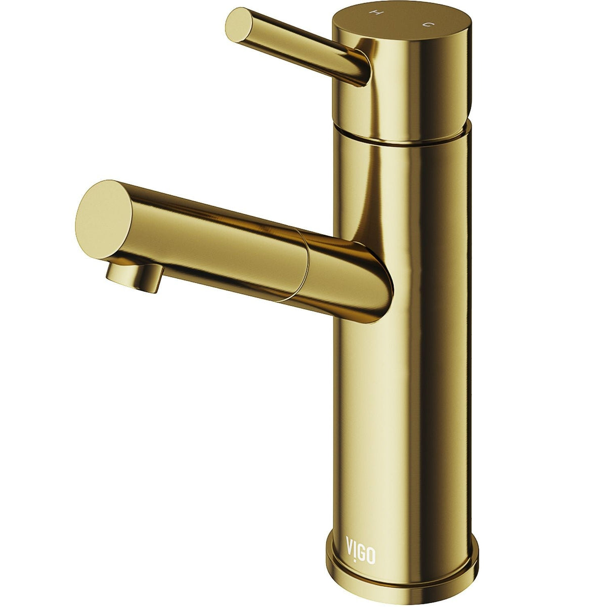 Single Handle Single Hole Bathroom Sink Faucet, WaterSense Certified, Matte Gold
