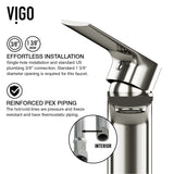 Norfolk Single Handle Vessel Bathroom Sink Faucet, WaterSense Certified, Brushed Nickel