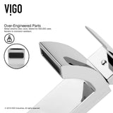 Satro Single Handle Single Hole Bathroom Sink Faucet, WaterSense Certified, Chrome