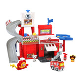 Go! Go! Smart Wheels Race Rescue Firehouse Track, English