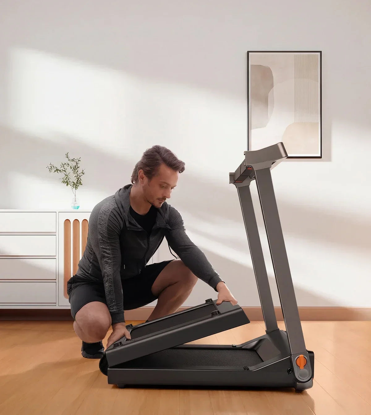 G1 Running Treadmill with Side Armrests